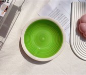 Preciosos Platos Pintados A Mano, Vajilla De Colores, Exquisitos Platos Para Uso Doméstico