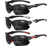 Gafas de sol deportivas hombre - Polarizadas UV400 -  montura ergonómica - 360° protección para correr y pescar