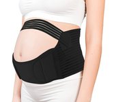 Soporte de Barriga Ajustable para Embarazadas Protector de Abdomen con Cinturón de Espalda L