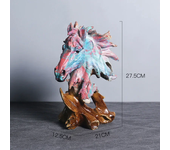Lion Eagle Horse Wolf Statue Color Painting Resins Animal Sculpture Home Decoration Living Room Bedroom Bookcase Office Decor