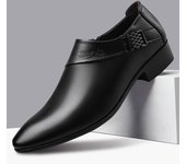 Zapatos de cuero, zapatos formales de negocios para hombres, zapatos casuales para hombres, zapatos de boda versátiles novedad