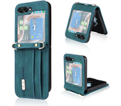 Para Samsung Galaxy Z Fold2 Fold3 Fold4 Fold5 Philip5 Philip 5 SM - F731b Solapa Card Slot Protection Shell