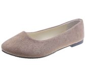 Woman Casual Round Toe Cute ck Mocasines  Church Flats Female Suede  Soft Sole Mom Blue Green Red Shoes