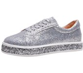 women fashion flats shoes lace up shoe