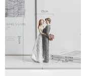 Lovers Statue Modern Resin Crafts Characters Sculpture Ornaments Home Decoration Living Room Bedroom Desktop Decor Marriage Gift