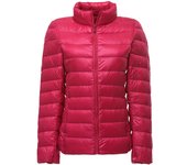 Abrigo de plumas para mujer de invierno ligero y abrigador