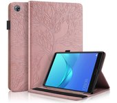 Tablet Cover for Huawei MediaPad M5 10.8 inch CMR-AL09/W09/W19 Tree Embossed Flip Wallet Stand Cover for Huawei M5 10 Pro Case