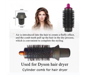 For Dyson Airwrap Supersonic Hair Dryer Curling Attachment Hair Curling Barrels and Adapter Cylinder Comb Styler Tool