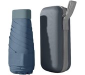 Mini Paraguas con Estuche, Paraguas de Viaje Paraguas Plegable Portátil Ligero a prueba de viento para Mujeres, Hombres y Niños