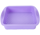 FAIS DU-Molde para hornear morado para forma de pastelería y accesorios, herramientas de decoración de pasteles, molde de silicona para hornear, moldes para magdalenas y magdalenas