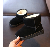 Botas Casuales Para Bebés Niños Y Niñas Botines De Nieve Moda Infantil Zapatos Deportivos Blancos Suela Antideslizante Talla True