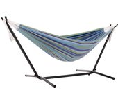 UHSDO8-20 - Hamaca con soporte incluido, multicolor, 250 cm, doble, diseño Tropical