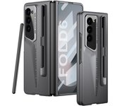 Pen Holder For Samsung Galaxy Z Fold 6 Case Frame With Glass Film Protective Cover