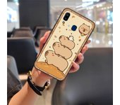 Back Cover Shockproof Phone Case For Samsung Galaxy A30/A20/M10s Anti-dust Dirt-resistant Cell Phone Sleeve Silicone TPU