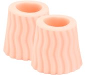 2Pcs=1Pair Toe Cushion Tube Toe Sleeves Soft Gel Toe Protectors for Corns Blisters Calluses Toes and Fingers Foot Care Tool