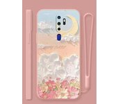 For IPhone 16 Pro Max Plus 15 14 13 12 11 Pro Max Plus Colorful Oil Painting Flowers Soft Phone Casing