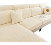 Jacquard de alta calidad y grueso, juego de sofás de peluche, juego de cojines de sofás, juego de protección de sofás de esquina