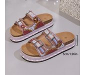 2025 verano nuevo Zapatos de mujer de verano zapatillas de moda sandalias zapatos casuales de mujer