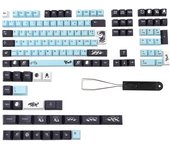 Dye Subbed Mizu Keycap FR ISO Layout PBT France Keycaps for MX Switch Keyboard Cherry Profile Key Cap FR Keycap 135 Keys