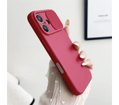 Funda Protectora de Lente de Cámara Deslizable de Silicona Compatible con iPhone 16-11 Pro-X-Se