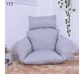 Hanging Swing Egg Chair Cushion Cover Patio Large Round Papasan Pad Detachable Garden Lounger Cushion Cover  (No Filling)