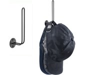 Hat Organizer for Baseball Caps 2 Pcs Hat Rack Wall Mount 5 Inches Space Saving L Shaped Hat Holder