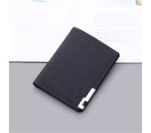 Cartera Corta Para Hombre Con Clip De Dinero Y Monedero De Tres Plegables De Lona Casuaria Estilo Casual Cartera De Tarjetas