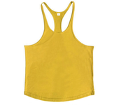 Muscle Guys Gym Clothing Bodybuilding Stringer Tank Top Men Cotton Vest Y Back Sleeveless Shirt Sports Singlets Workout Tanktop