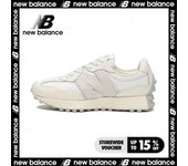 Leten 【 flagship store】 NB 327 Men's and women's sports casual  white Wall Stickers