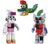 Freddy Security Breach Action Figure Building Kit, Five Nights Springtrap/Chica/Freddy Horror Game Model Toys