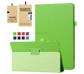 For IPad Air 11 2024 M2 Air 2022 2020 IPad 2022 IPad Pro 11 2024 M4 Pro 10.5 10.2 PU Leather Flip Case Cover Tempered Glass