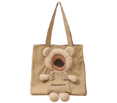 Bolsa de transporte de lona para gatos, bolso de hombro para transporte al aire libre para perros pequeños, bolsa de mano para c