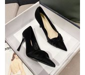 2024 New Pointed Black Temperament Professional Design High Heels Women's Autumn Thin Heel Shoes Women's Shoes