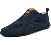 Zapatos informales ligeros sin cuero para hombre, mocasines de malla a la moda para parejas, zapatillas transpirables con cordones para hombre, zapatos planos suaves para Yoga