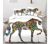 Animal Art Horse Painting 3d Bedding Set Print Duvet Cover Sets with Pillowcases Home Textile Single Double Queen King Bed Linen