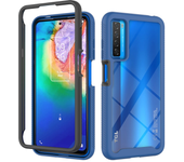 For TCL 30 20 20s 202l 10l Xe PLUS Pro 5G huella dactilar silicona antideslizante de marco translúcido antisísmica funda de