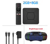 iATV Q5 Android10.0 TV Box Allwinner H316 BT5.0 4K HD 2.4G/5G Dual WiFi Smart Set Top Box Media Player 2GB 8GB