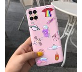 For OPPO A54 2021 Case CPH2239 OPPOA54 Cover Stylish Painted Phone Back Funda For OPPO A54 5G CPH2195 A 54 Shockproof Soft Coque