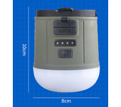 Lampara led recargable camping Portátil al aire libre multifunción faroles carpa  Linterna de manivela