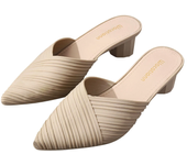 Sandalias de verano con punta estrecha para mujer, sandalias de tacón bajo, sandalias de moda informales de verano para mujer, antiolor y antideslizantes