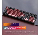 H108 Teclado Mecánico Tri-modo 2.4G Bluetooth inalámbrico con cable luz mixta hot-swappable hogar negocio periféricos