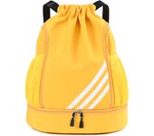 Mochila Deportiva with Bolso Lateral para Hombre y Mujer, Bolsa de Cuerdas with Cordón, para Deporte Escolar ZP