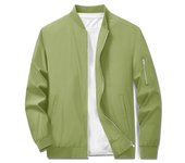 MAGCOMSEN Bomber Jacket for Men Casual Sportswear Lightweight Windbreaker Baseball Jacket with Zipper Pockets