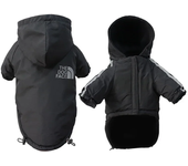 Reflective Pet Clothes Autumn Winter Pet Dog Waterproof Warm Coat Cotton Hooded Jacket The Dog Face Small Dog Clothes