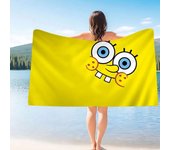 Rug Bedroom S-SpongeBobs Bath Towel Microfiber Soft Water Absorbing Breathable For Girl Kids Decorative Cartoon Beach
