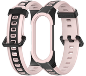 Strap for Mi Band 8 7 6 5 Silicone Bracelet for Mi Band 7 6 Strap Man Woman Breathable Rubber Watchband