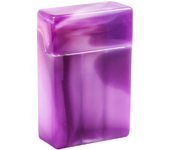 Cigarette Case Holder Box Marble Pattern Partition Cigarette Storage Box for Men and Women
