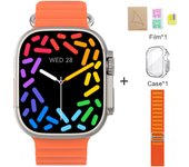 2025 New DT Ultra2 Smartwatch Bluetooth Call Compass ECG Detection Brightness Adjustment Sport Mode AMOLED Screen Compatible with Android IOS 4G Smartwatch
