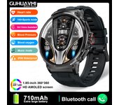 2024 Nuevo Reloj Inteligente con Seguimiento GPS para Exteriores para Hombres, Pantalla AMOLED Ultra HD de 1,85 Pulgadas, Batería de 710 Mah, Relojes inteligentes con Llamadas Bluetooth,Más de 400 relojes inteligentes temáticos, Para Android e Ios