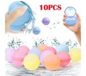 10-30Pcs Reusable Balloons Adults Outdoor Activities, Kids Pool Beach Bath Toys Water Bomb for Summer Games